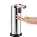 Automatic Soap Liquid Dispenser Handsfree Touchless IR Sensor Hand Wash Steel-10