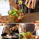 5pcs Wooden Spatula Set Kitchen Cooking Utensils Wooden Spatula for Cooking-9
