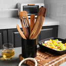 5pcs Wooden Spatula Set Kitchen Cooking Utensils Wooden Spatula for Cooking-14