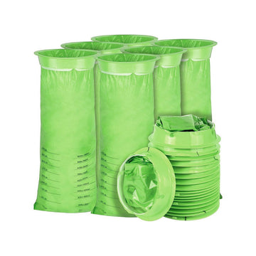 50PCS Motion Sickness Bags Portable Car Travel Vomit Bags for Morning Nausea - 0