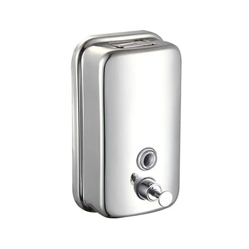 Stainless Steel Wall Mounted Soap Dispenser Hotel Bathroom Sanitizer Bottle - 500ML