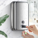 Stainless Steel Wall Mounted Soap Dispenser Hotel Bathroom Sanitizer Bottle - 500ML-7