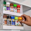 Rotating Spice Rack Kitchen Organizer Food Storage Rack Spice Organizer Stand-10