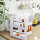 Rotating Spice Rack Kitchen Organizer Food Storage Rack Spice Organizer Stand-12