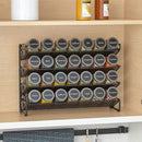 Black Four-Tier Spice Rack 34 x 11 x 32 cm - 1 Piece-4