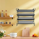 Black Four-Tier Spice Rack 34 x 11 x 32 cm - 1 Piece-9
