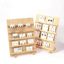 Wooden Earrings Display Rack Multi Tier Jewelry Stand Organizer Earrings Holder - 3-Tier-9