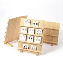 Wooden Earrings Display Rack Multi Tier Jewelry Stand Organizer Earrings Holder - 3-Tier-11