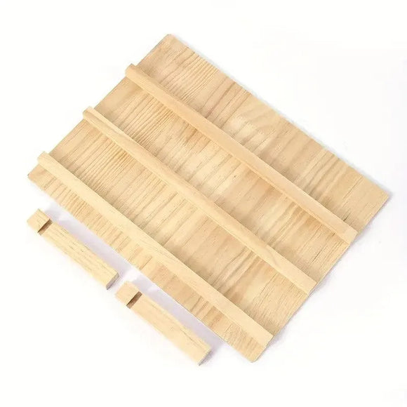 Wooden Earrings Display Rack Multi Tier Jewelry Stand Organizer Earrings Holder - 5-Tier