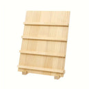 Wooden Earrings Display Rack Multi Tier Jewelry Stand Organizer Earrings Holder - 5-Tier-7