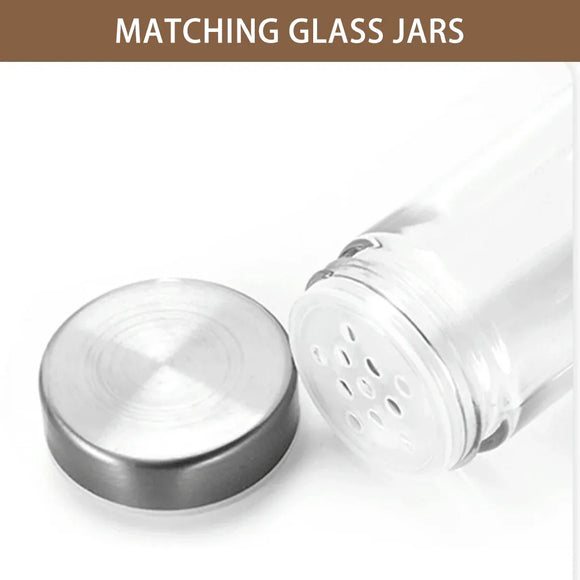 Stainless Steel Rotating Spice Rack Organizer Kitchen Seasoning Jar Holder Use