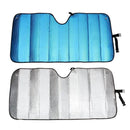1-Piece Blue 145 x 69 cm Folding Windscreen Sunshade-2