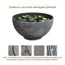 Ancient Fish Tank Lotus Flower Pot Water Lily Bowl Garden Decorative Planter-7