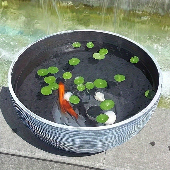 Ancient Fish Tank Lotus Flower Pot Water Lily Bowl Garden Decorative Planter