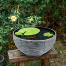 Ancient Fish Tank Lotus Flower Pot Water Lily Bowl Garden Decorative Planter-11
