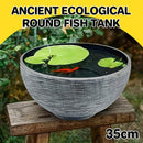 Ancient Fish Tank Lotus Flower Pot Water Lily Bowl Garden Decorative Planter-14