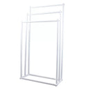 3 Tier Metal Towel Rack Freestanding 3 Bars Drying Shelf Holder Stand Organizer-2