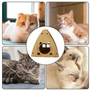 1-Piece Triangular Cat Scratcher and Hideaway-7
