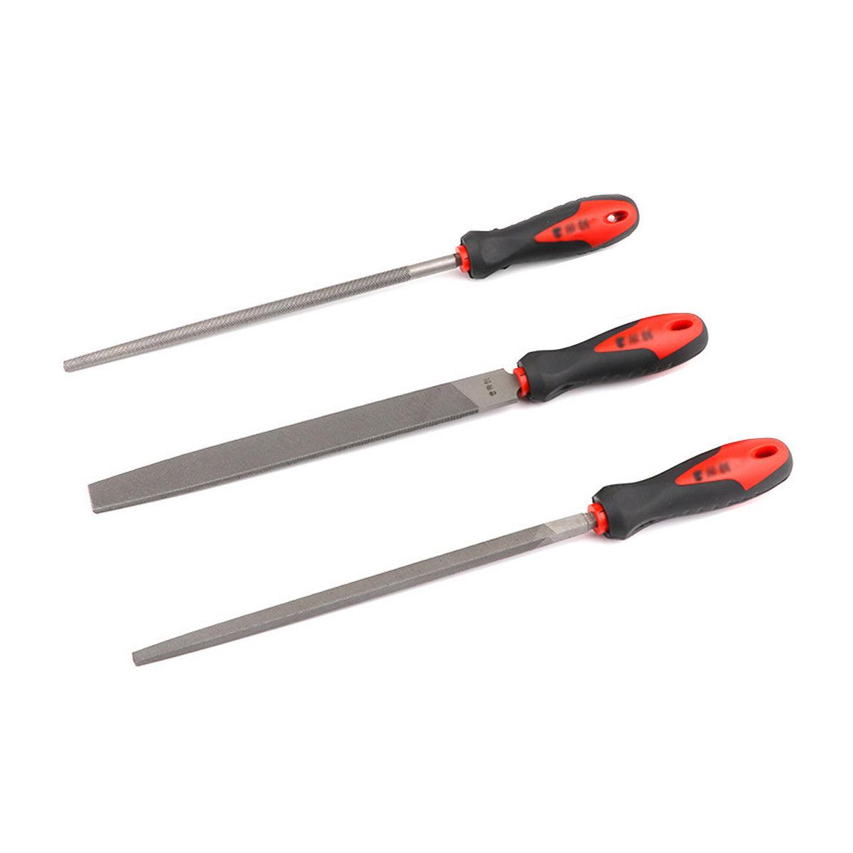 3pcs Woodworking File Trimming Sanding Tool Set for Wood Metal Shaping Smoothing - 0