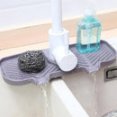 Kitchen Faucet Storage Rack Holder Soap Sponges Caddy Organizer Sink Basket Rack - Grey-5