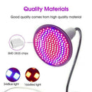200 LED Clip-On Plant Grow Light with Flexible Gooseneck - 1 Pc-5