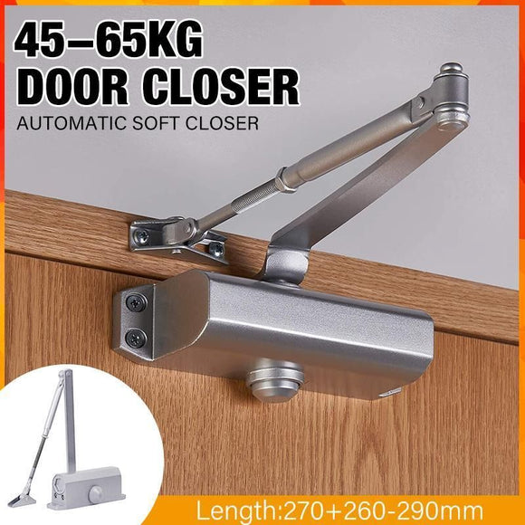Hydraulic Automatic Door Closer with Adjustable Closing Speed, Soft Close - 1 Pc