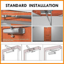 Hydraulic Automatic Door Closer with Adjustable Closing Speed, Soft Close - 1 Pc-9