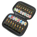 10/16PCS Fishing Lure Spinners Baits Spoon Set with Tackle Bag Trout Bass Tackle - A(16PCS)-1