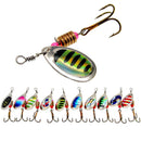 10/16PCS Fishing Lure Spinners Baits Spoon Set with Tackle Bag Trout Bass Tackle - A(16PCS)-5