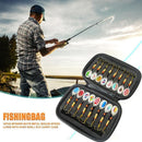 10/16PCS Fishing Lure Spinners Baits Spoon Set with Tackle Bag Trout Bass Tackle - A(16PCS)-8