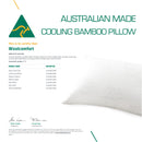 Luxor Australian Made Bamboo Cooling Pillow Standard Size Single Pack-2
