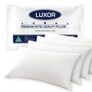 Luxor Australian Made Hotel Quality Pillow Standard Size Four Pack-1