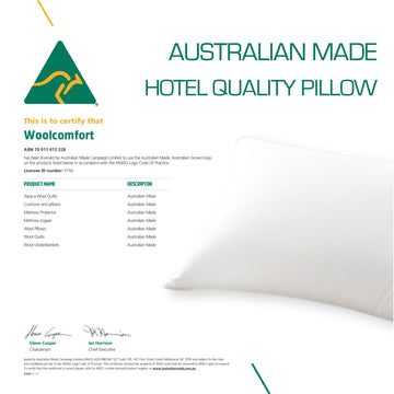 Luxor Australian Made Hotel Quality Pillow Standard Size Four Pack - 0