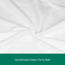 Woolcomfort Cotton Terry Fully Fitted Waterproof Mattress Protector King Single Size-3
