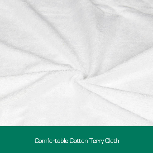 Woolcomfort Cotton Terry Fully Fitted Waterproof Mattress Protector King Single Size