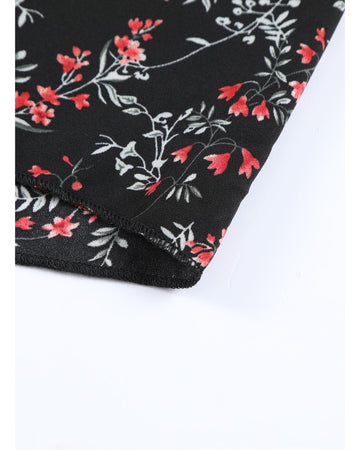 Azura Exchange Floral Ruffled Crop Top and Maxi Skirt Set - M - 0