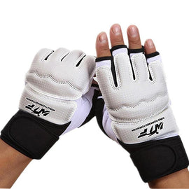 Adults Half Finger Sandbag Training Boxing Gloves - Pu Leather - 0