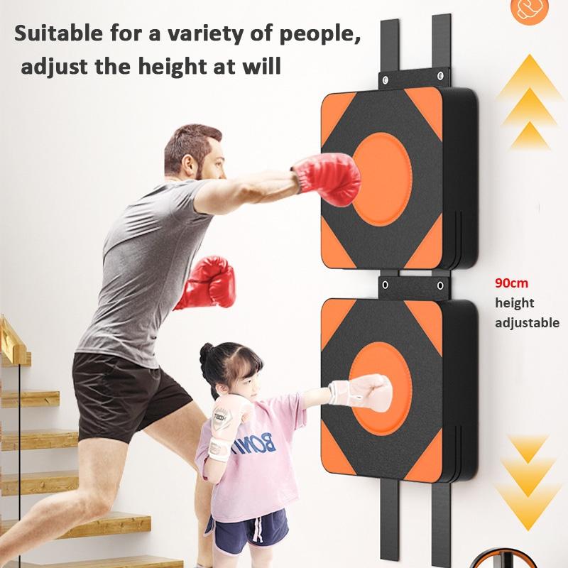 Wall Target Sandbag For Boxing Training And Fitness - 40Cm Square+30Cm Round