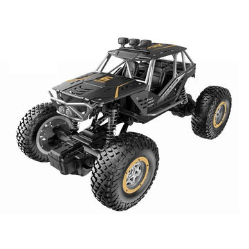 Large Alloy Off-road Rc Car for Kids - Black - 0