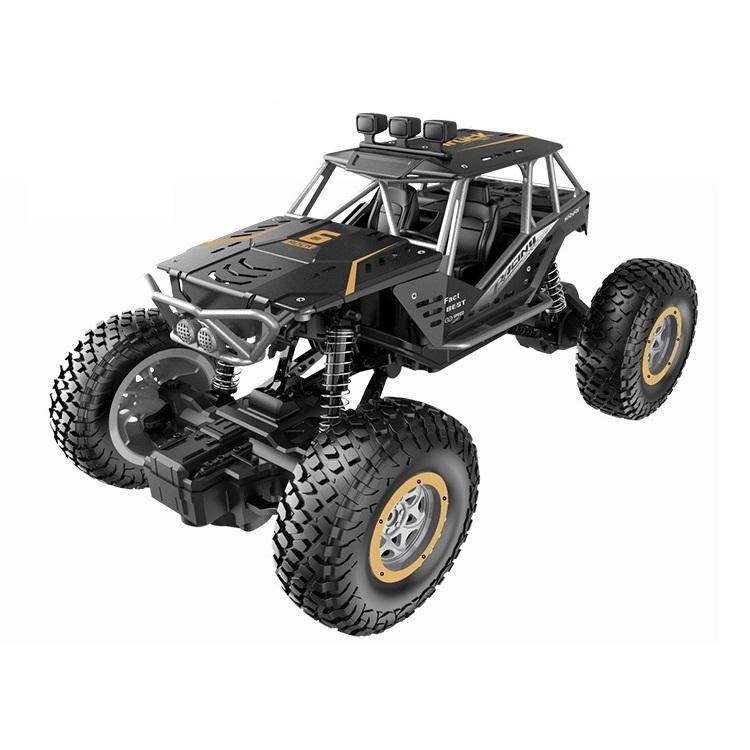 Large Alloy Off-Road Rc Car For Kids - Black - 0