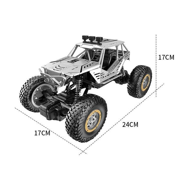 Large Alloy Off-Road Rc Car For Kids - Black