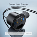 Multi-Function Desktop Power Grommet Hub-9