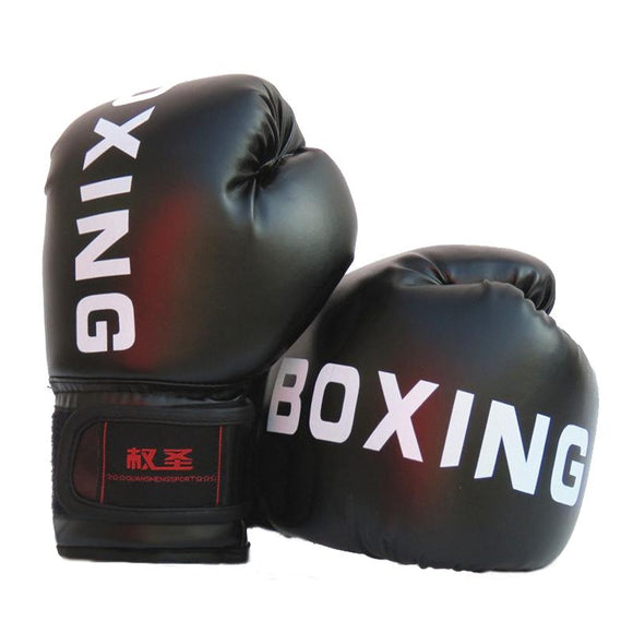 Children'S Boxing Training Gloves - Sanda Fight Gloves - Red