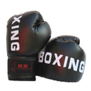 Children'S Boxing Training Gloves - Sanda Fight Gloves - Red-10