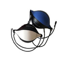 Suspended Boxing Training Ball - Pear Shape - Blue Black-2