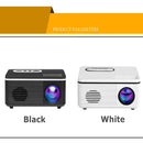 Portable Mini Projector - 80 Lumens 1080P Support 320X240 Pixels - White-9