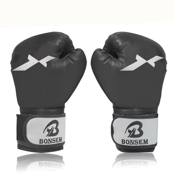 Adult Training Boxing Gloves - Black