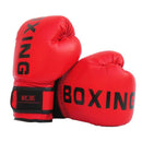 Children'S Boxing Training Gloves - Sanda Fight Gloves - Black-7