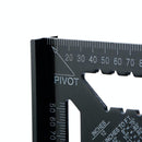 Woodworking Square Layout Gauge - Angle Ruler Measuring Tool - 12 Inch Black-14