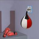 Black And White Suspended Pear-Shaped Speed Ball For Boxing - Red-6